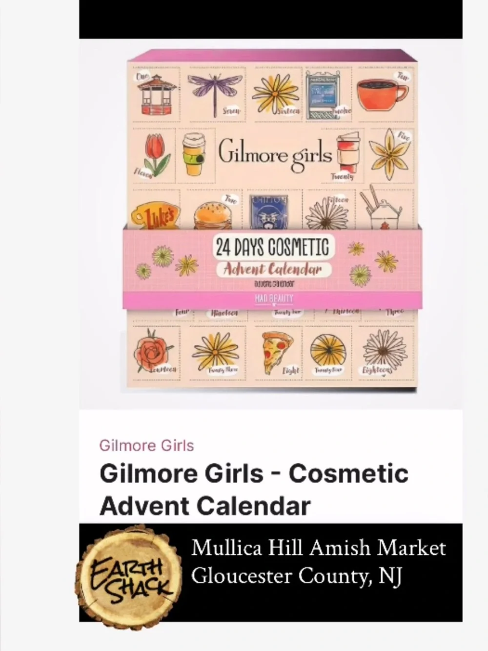 Gilmore Girls 2026 24-Day Cosmetic Advent Calendar - Mad Beauty NWT